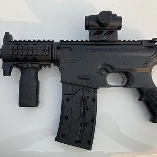 The gun that was brandished and used to threaten someone inside beech bend park.