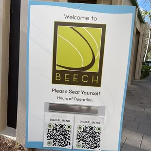 Beech QR Digital Menu