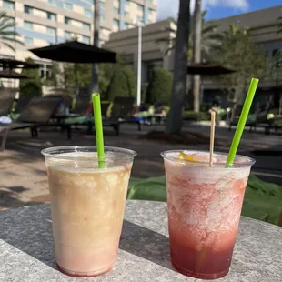 Caribbean Colada and Berry Froze