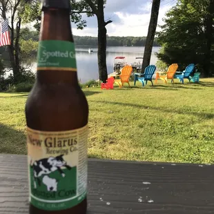 View from the picnic table