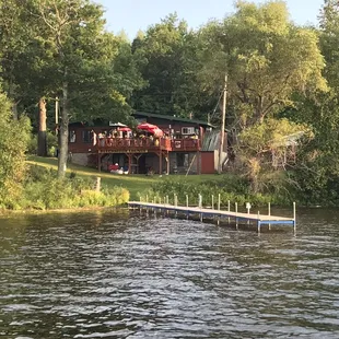 View as you approach from the water
