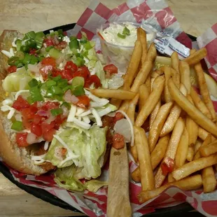 The delicious Shrimp Po-Boy Special