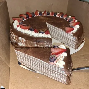 a slice of cake