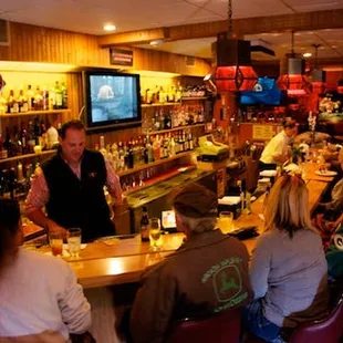 Stop in and start with an amazing old fashion, martini or our own mixologist cocktail list and of course tap micro brew