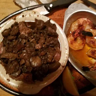 the tips and shrimp  was awesome. service was great. owners  are the best