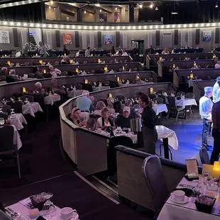 people seated at tables
