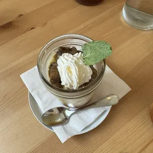 Salted Caramel &amp; Banana Budino