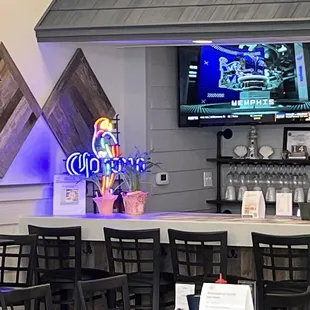 Bar area, September 2024