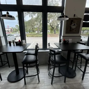 I was perched at the left table, September 2024