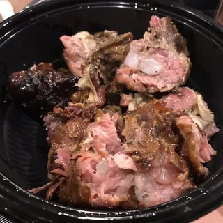 Smoked Rib Tips & 2 Sides