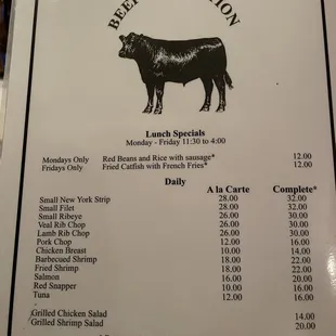 the price of the beef