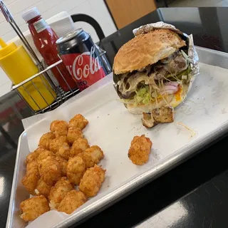 Mushroom Swiss Burger