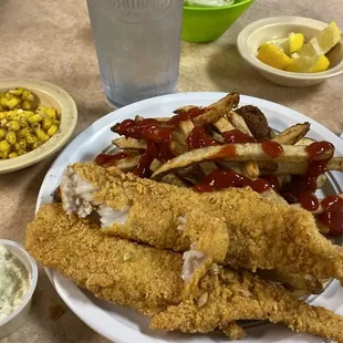 Yummy catfish and the best French fries in town!!