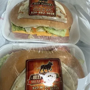 Sándwiches made ready to go