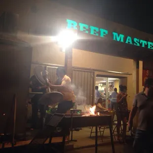 They cook up your meat for you