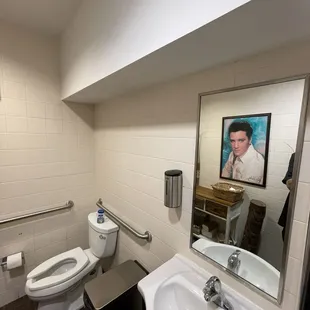 Elvis watching you from where he died