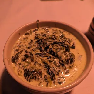  bowl of soup on a table