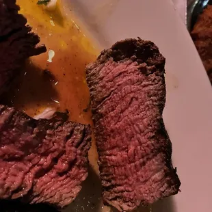 Medium Rare Filet was a tad over