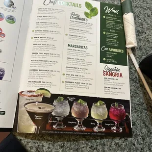 New drink menu 2/2025