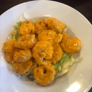 FREE Boom Boom Shrimp for Yelp check-in.