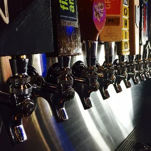 We offer one of the best craft beer selections in the area! Always changing and never dull! Stop in for a pint or two!