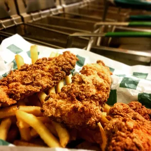 Delicious hand-breaded Chicken Tenders