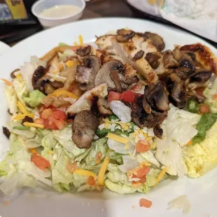 Chicken Caesar salad