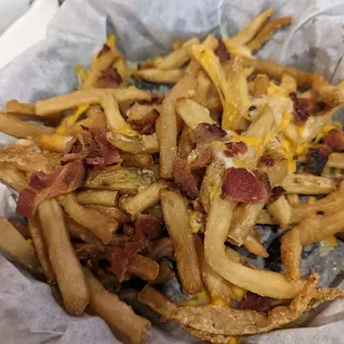 Side of fries with cheese