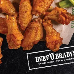 icken wings and celery