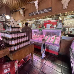 Sausage meet breads sauces