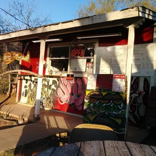 Very small building full of flavor!