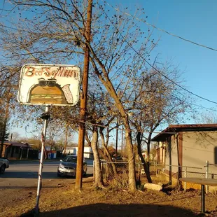 Sign to notice from thr street
