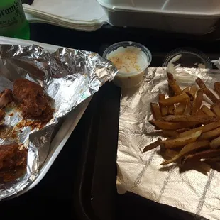 Eating lunch