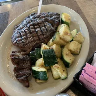 Steak Grilled Zucchini