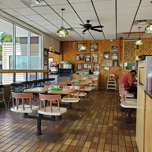 Inside dining room
