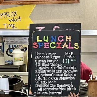 Lunch specials