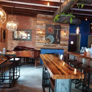 Bar with piano
