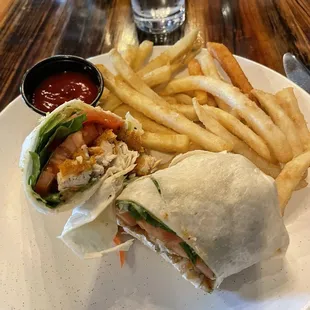 Hot Honey Chicken Wrap