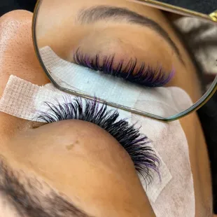 A pop of color! Volume spiked set
