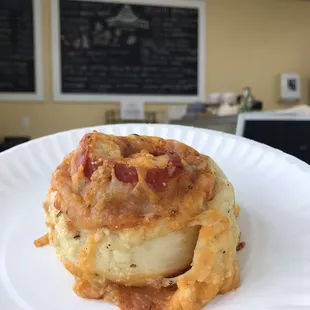 Pepperoni roll- very tasty!