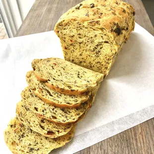 spinach sun dried tomato bread
