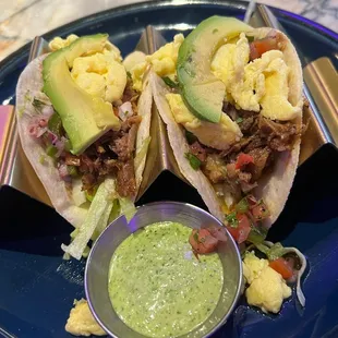 Brisket Breakfast Tacos