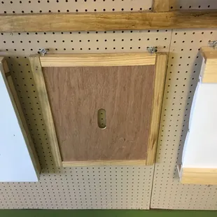 a picture of a wooden door