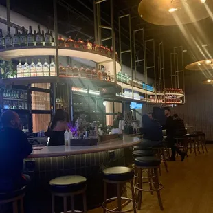 Indoor bar area