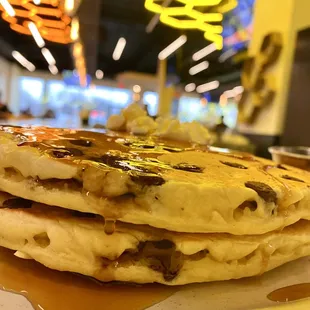 Chocolate chip pancakes