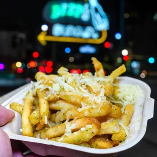 garlic fries $5
