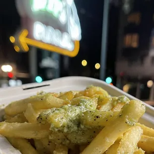 Garlic Fries, Well Done