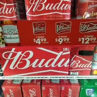 a display of bud's