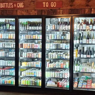 Beer selection of all kinds!