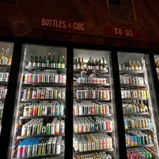 Selection of beers to take home!
